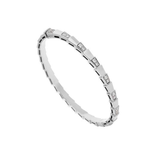 [Kincade Jewelrys]SERPENTI BRACELET SILVER DIAMOND