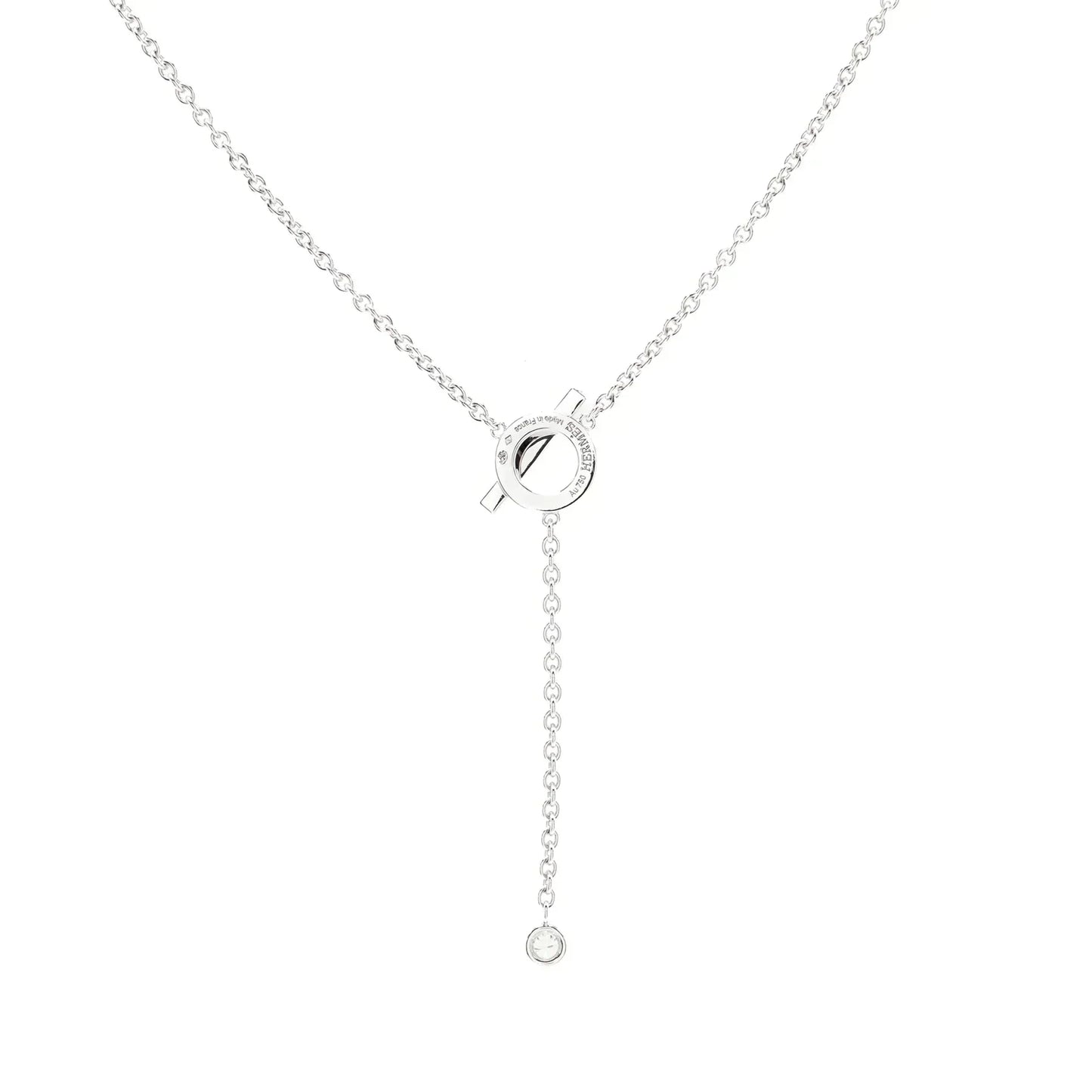 [Kincade Jewelrys]FINESSE SILVER DIAMOND NECKLACE