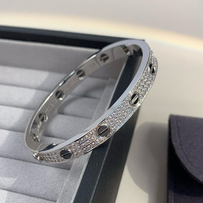 [Kincade Jewelrys]LOVE BRACELET 6.1MM DIAMOND-PAVED CERAMIC