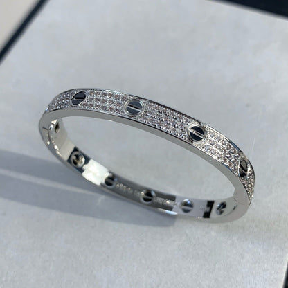 [Kincade Jewelrys]LOVE BRACELET 6.1MM DIAMOND-PAVED CERAMIC