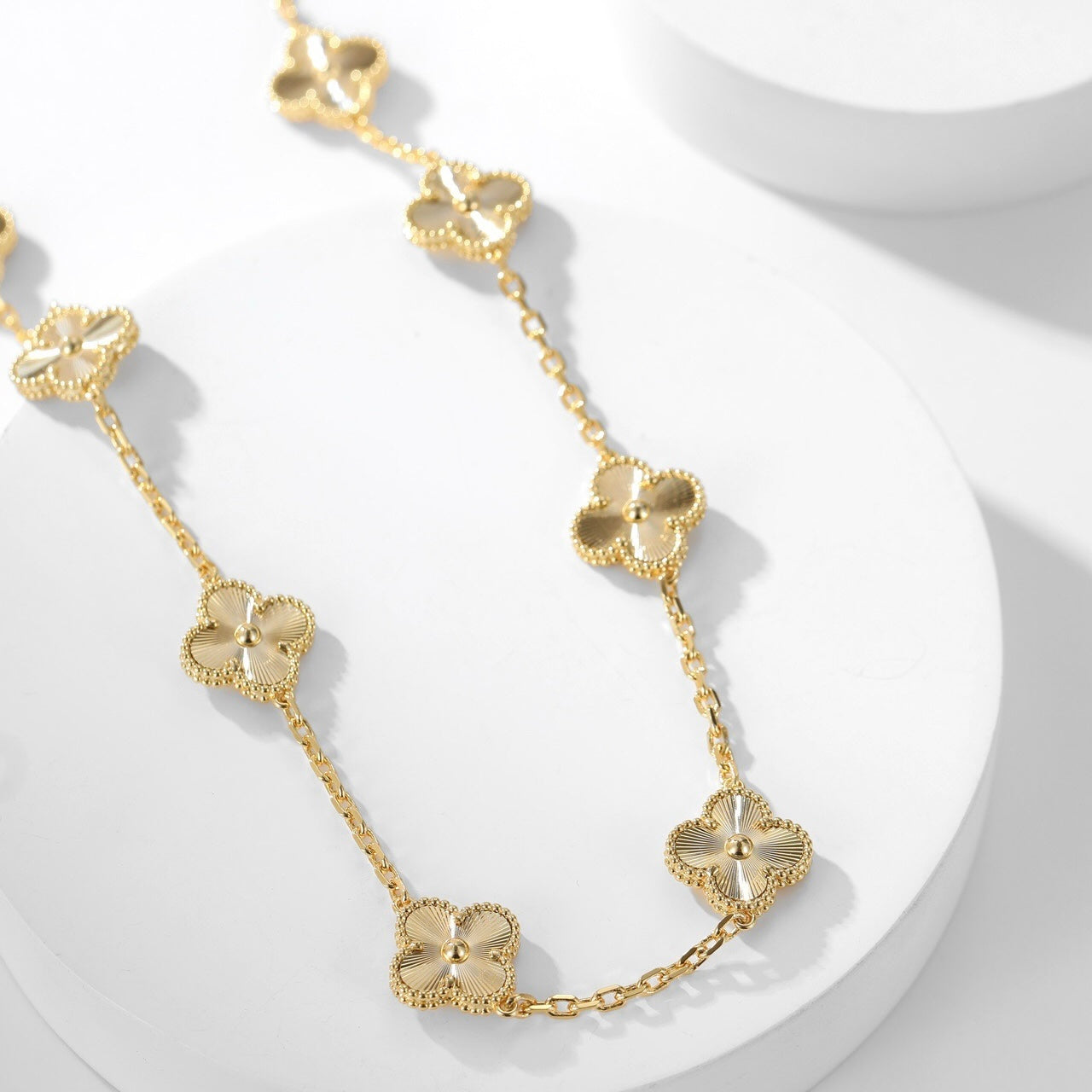 [Kincade Jewelrys]CLOVERS THE 10-MOTIFS LASER NECKLACE