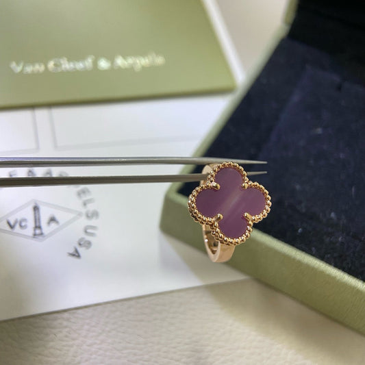[Kincade Jewelrys]CLOVER  PURPLE VIOLET RING