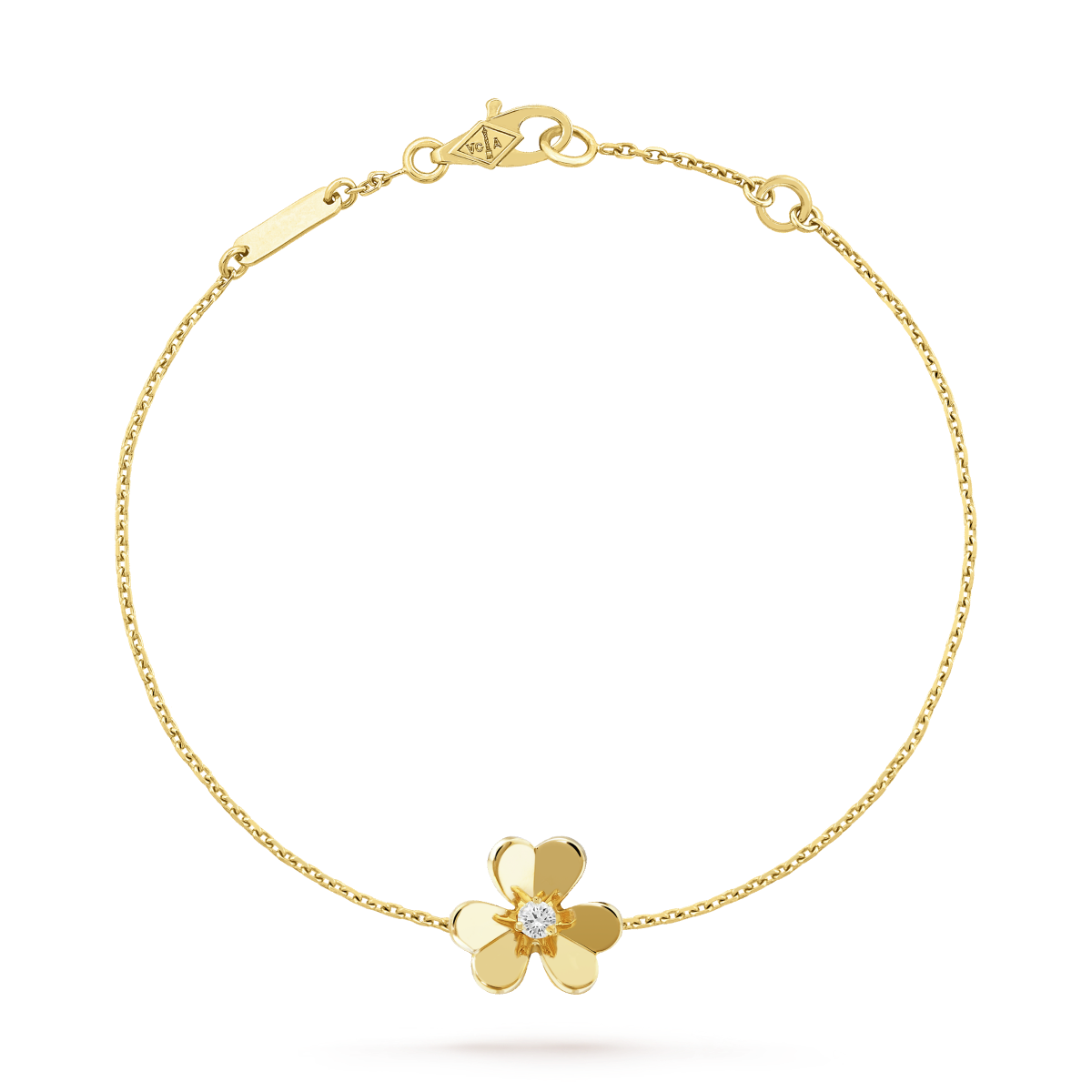 [Kincade Jewelrys]FRIVOLE GOLD FLOWER PINK MALACHITE BRACELET