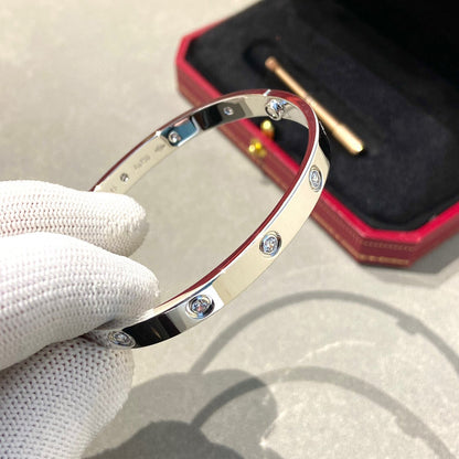 [Kincade Jewelrys]LOVE BRACELET 6.1MM 10 DIAMONDS