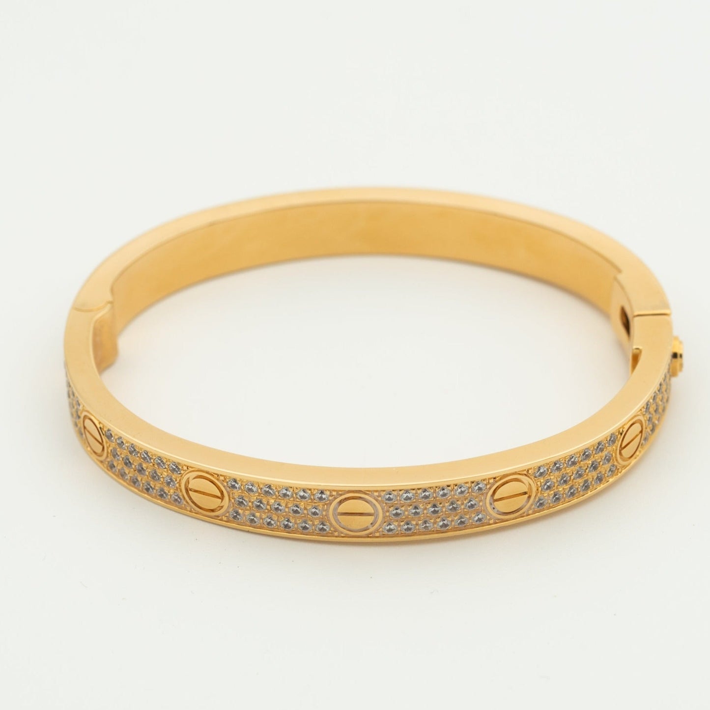 [Kincade Jewelrys]LOVE BRACELET 6.1MM DIAMOND-PAVED