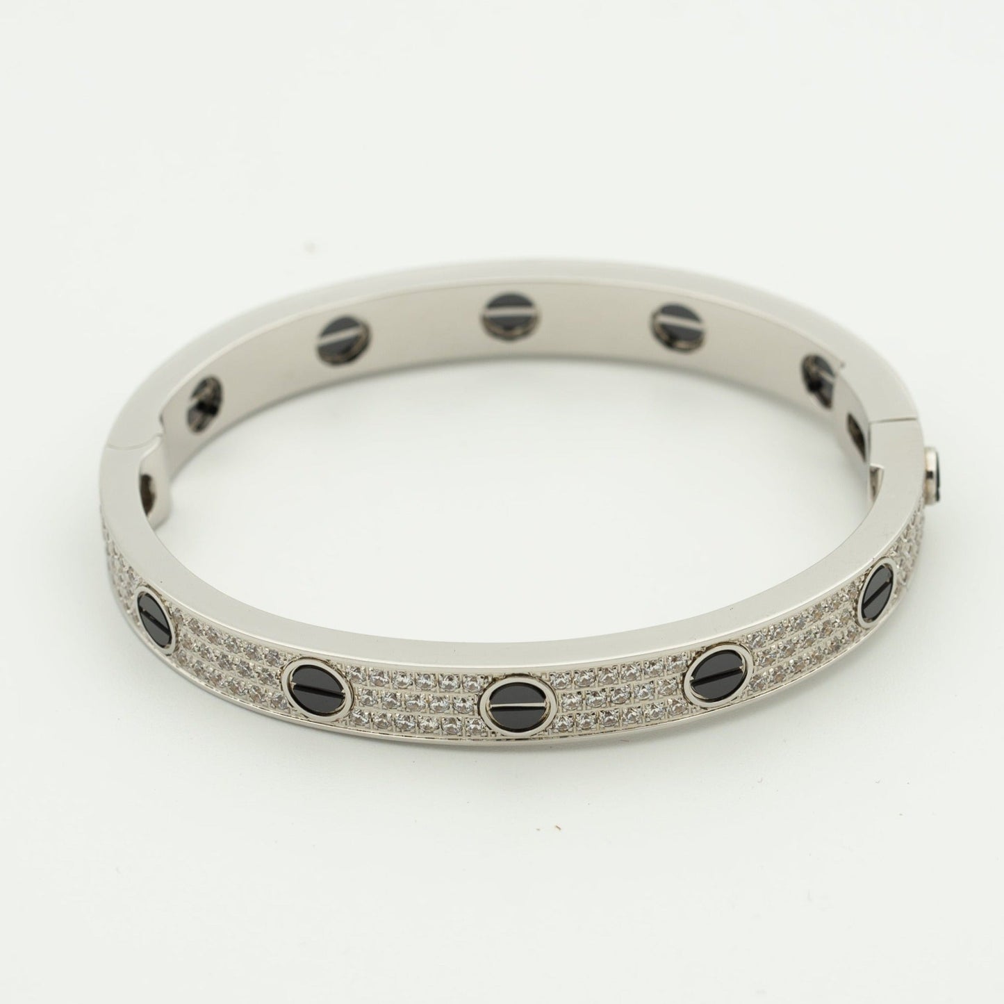 [Kincade Jewelrys]LOVE BRACELET 6.1MM DIAMOND-PAVED CERAMIC