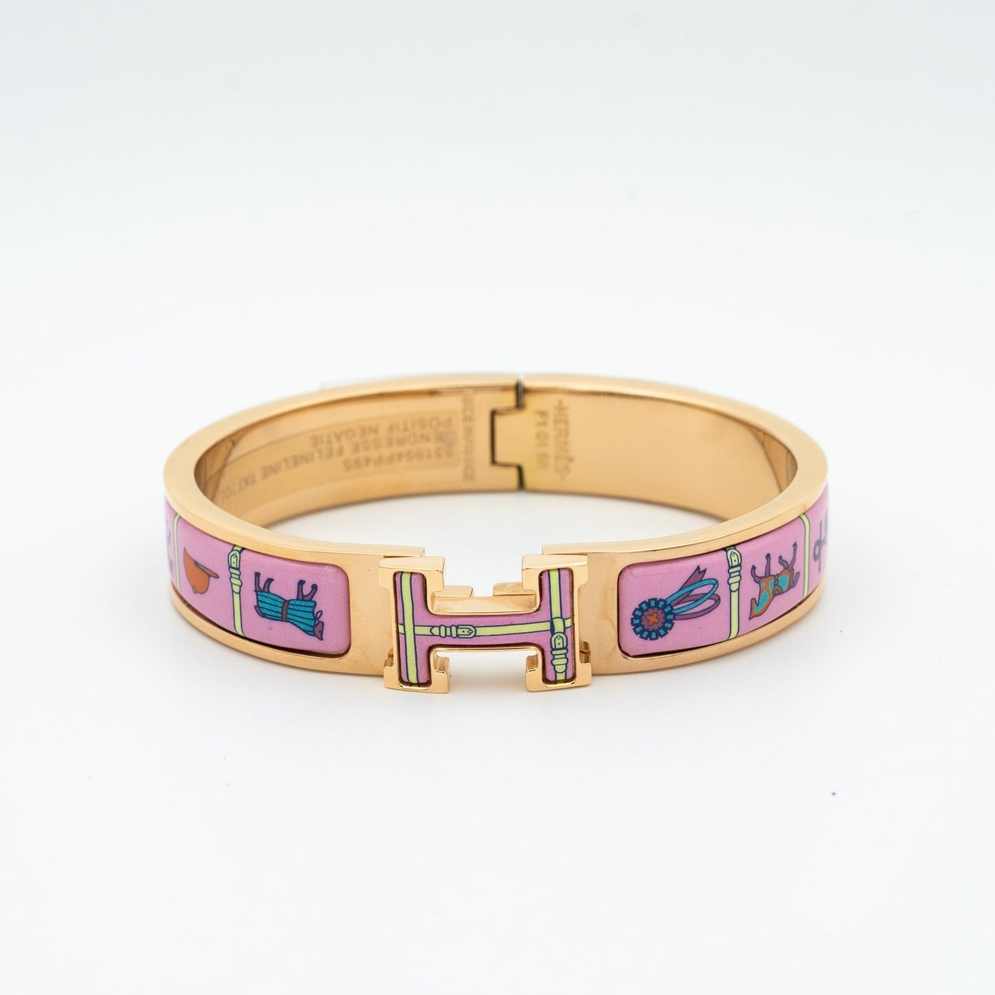 [Kincade Jewelrys]H PINK GOLD BRACELET PINK CERAMIC