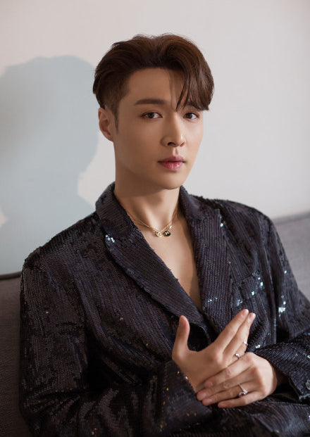 [Kincade Jewelrys]JEUX DE PINK GOLD DIAMOND NECKLACE