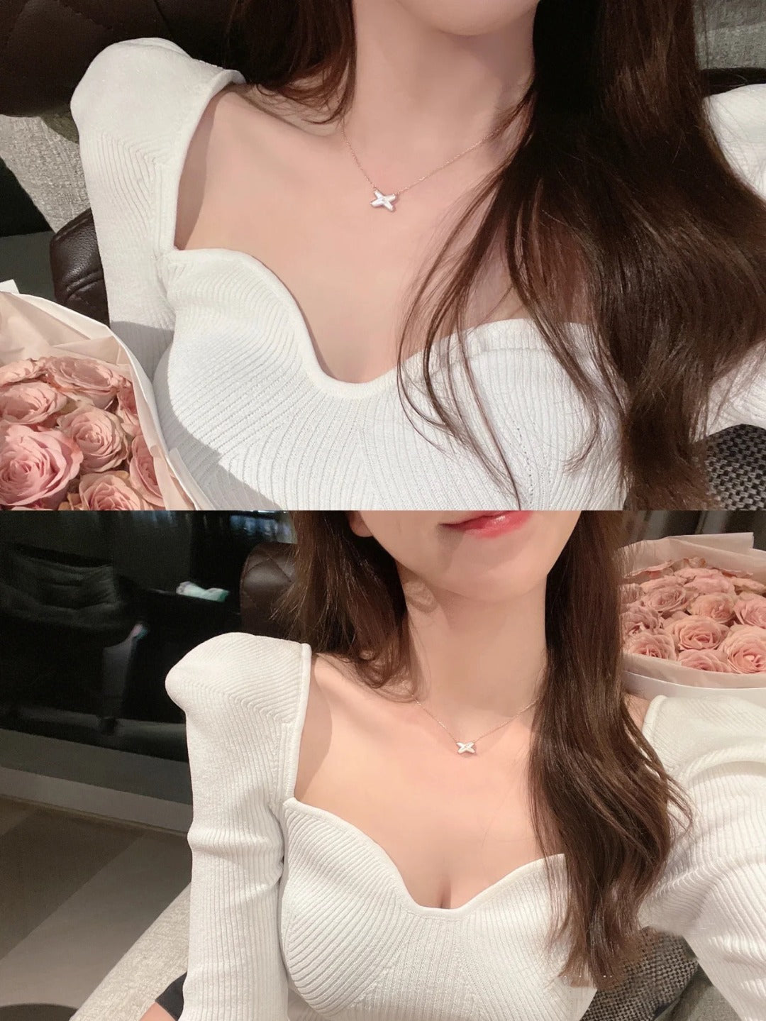 [Kincade Jewelrys]JEUX DE NECKLACE 1 DIAMOND