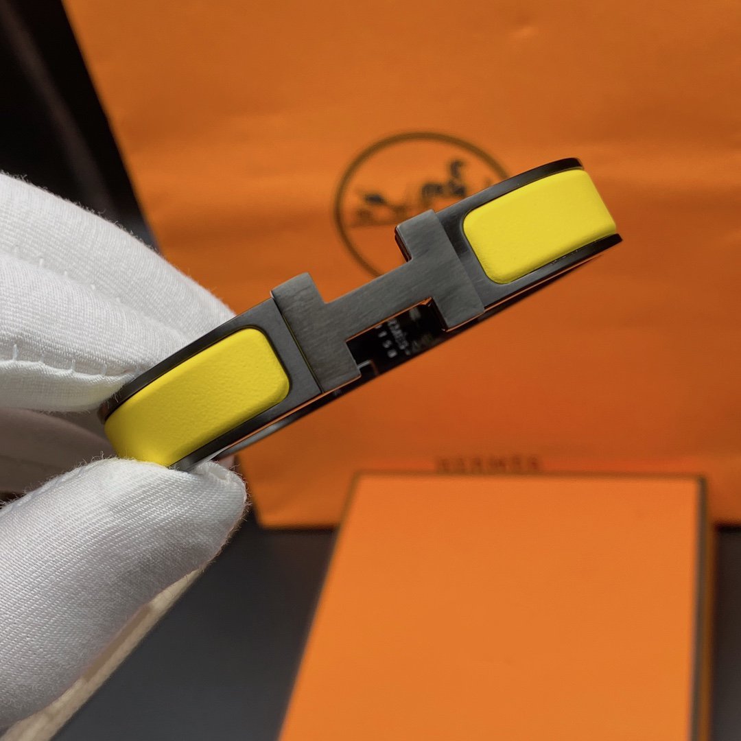 [Kincade Jewelrys]CLIC HM SO BLACK YELLOW BRACELET