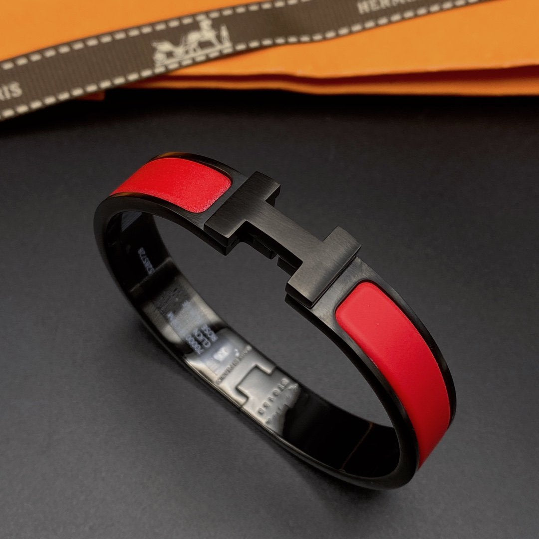 [Kincade Jewelrys]CLIC HM SO BLACK RED BRACELET