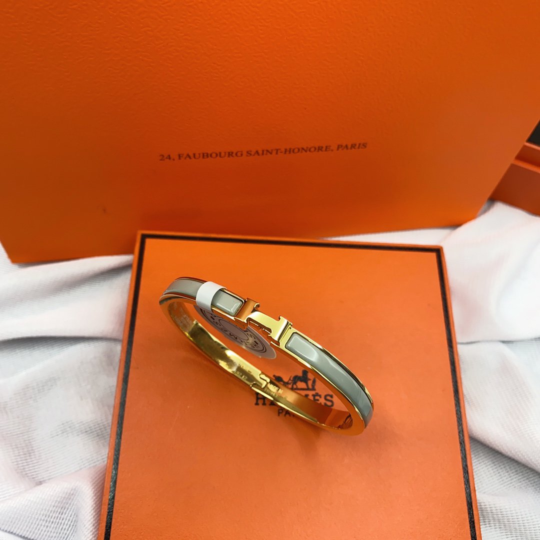 [Kincade Jewelrys]CLASSIC HM CLIC GREEN 8MM ENAMEL BRACELET