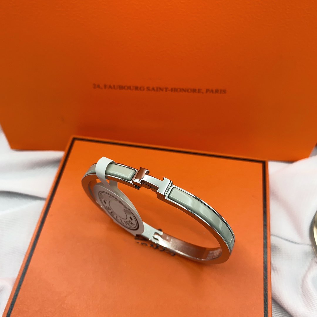 [Kincade Jewelrys]CLASSIC HM CLIC GREEN 8MM ENAMEL BRACELET