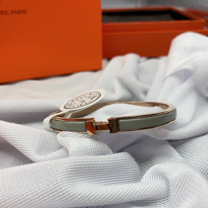 [Kincade Jewelrys]CLASSIC HM CLIC GREEN 8MM ENAMEL BRACELET