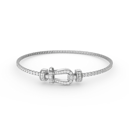 [Kincade Jewelrys]FORCE  HORSESHOE  DIAMOND TENNIS BRACELET