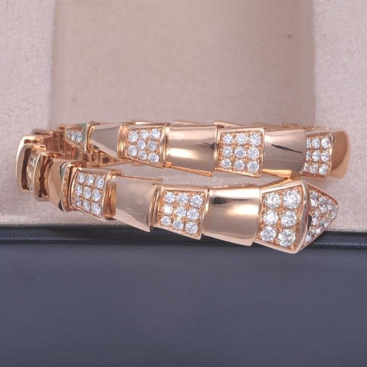 [Kincade Jewelrys]SERPENTI BRACELET PINK GOLD DIAMOND