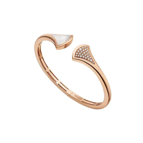 [Kincade Jewelrys]DREAM BRACELET OPEN PINK GOLD MOP DIAMOND