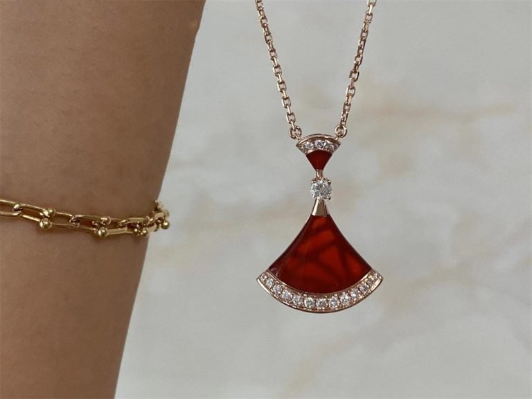 [Kincade Jewelrys]DREAM NECKLACE CARNELIAN DIAMOND