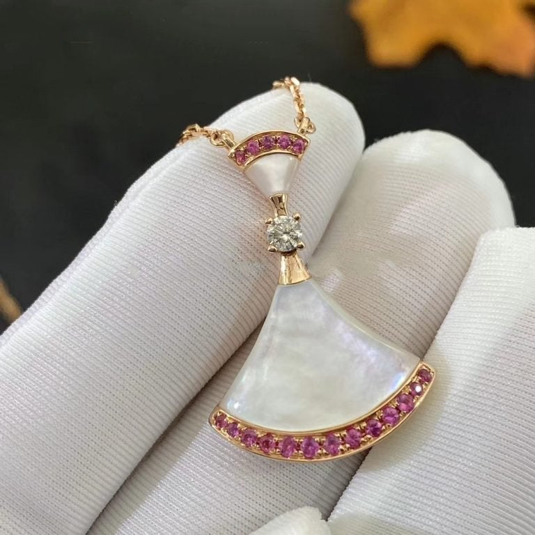[Kincade Jewelrys]DREAM NECKLACE MOP PINK DIAMOND