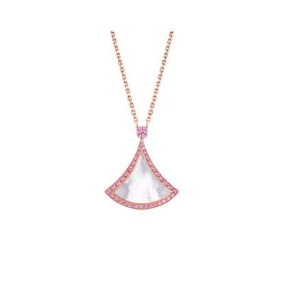 [Kincade Jewelrys]DREAM NECKLACE MOP DIAMOND PINK