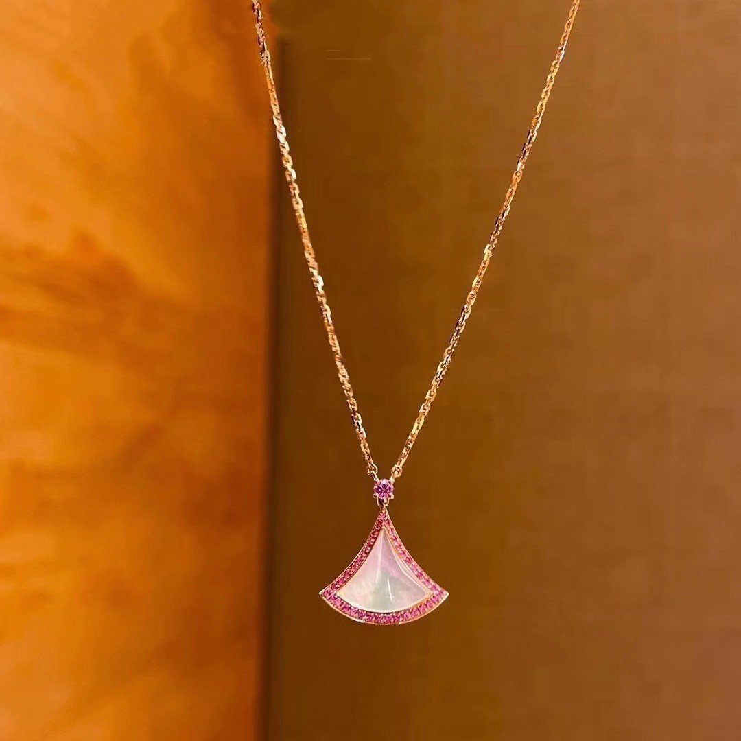 [Kincade Jewelrys]DREAM NECKLACE MOP DIAMOND PINK