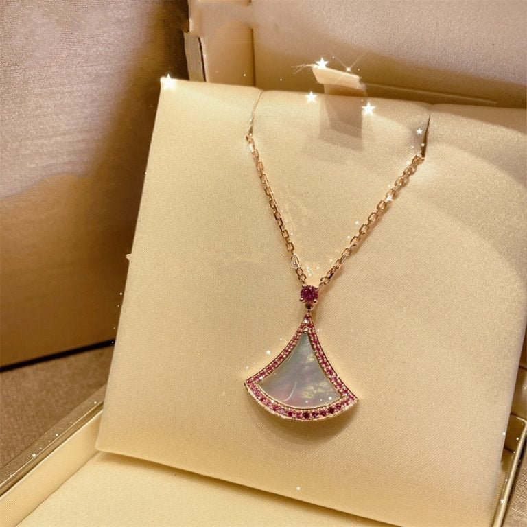 [Kincade Jewelrys]DREAM NECKLACE MOP DIAMOND PINK