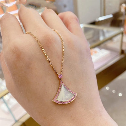 [Kincade Jewelrys]DREAM NECKLACE MOP DIAMOND PINK