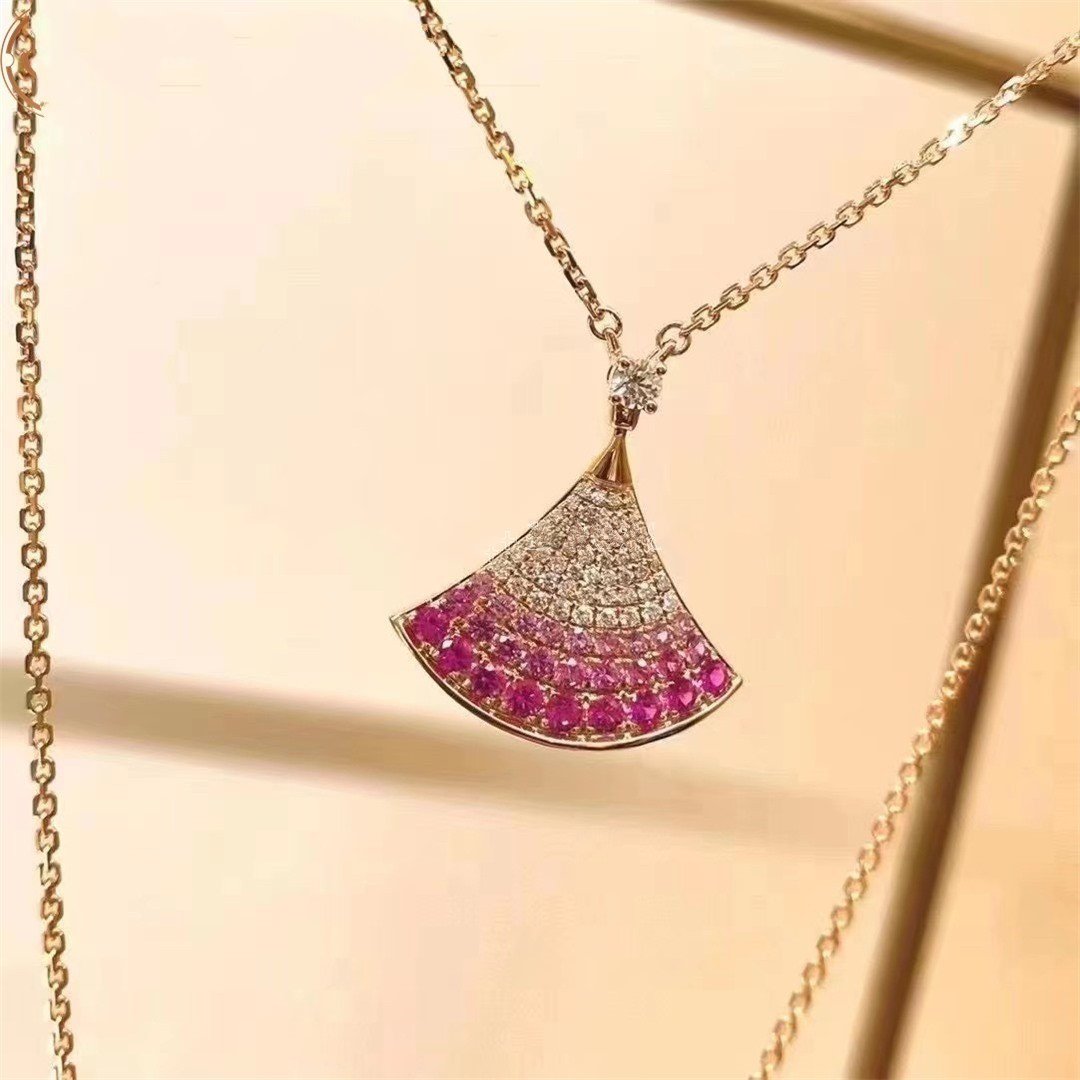 [Kincade Jewelrys]DREAM NECKLACE PINK GOLD PINK DIAMOND