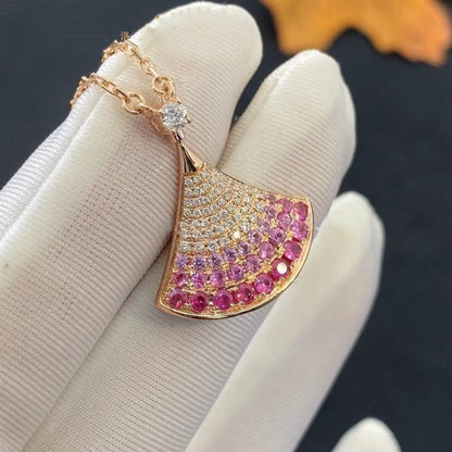 [Kincade Jewelrys]DREAM NECKLACE PINK GOLD PINK DIAMOND