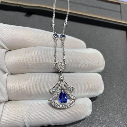 [Kincade Jewelrys]DREAM NECKLACE AGATE DIAMOND SILVER