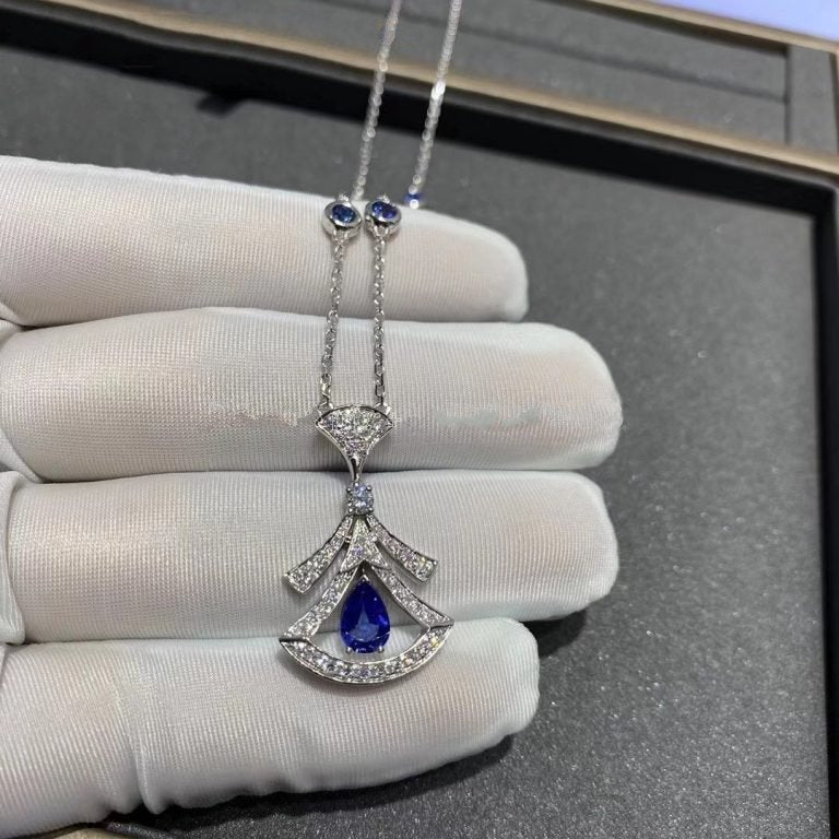 [Kincade Jewelrys]DREAM NECKLACE AGATE DIAMOND SILVER