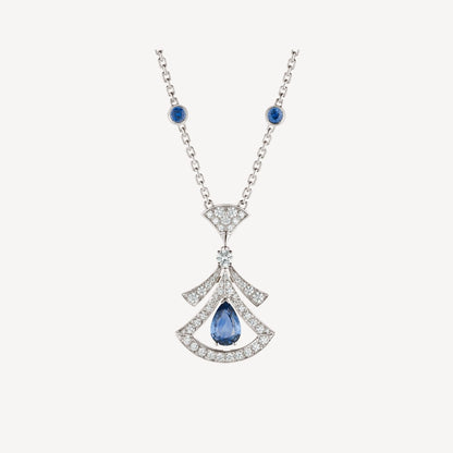[Kincade Jewelrys]DREAM NECKLACE AGATE DIAMOND SILVER