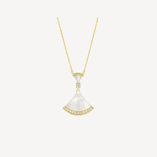 [Kincade Jewelrys]DREAM NECKLACE MOP GOLD DIAMOND