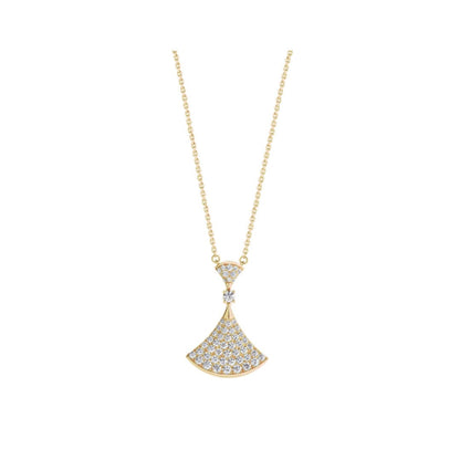 [Kincade Jewelrys]DREAM NECKLACE GOLD FULL DIAMOND