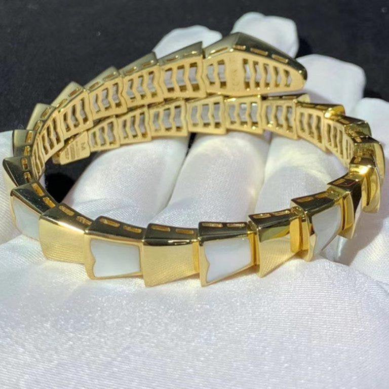 [Kincade Jewelrys]SERPENTI BRACELET MOP GOLD