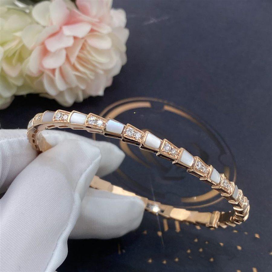 [Kincade Jewelrys]SERPENTI BRACELET PINK GOLD MOP DIAMOND