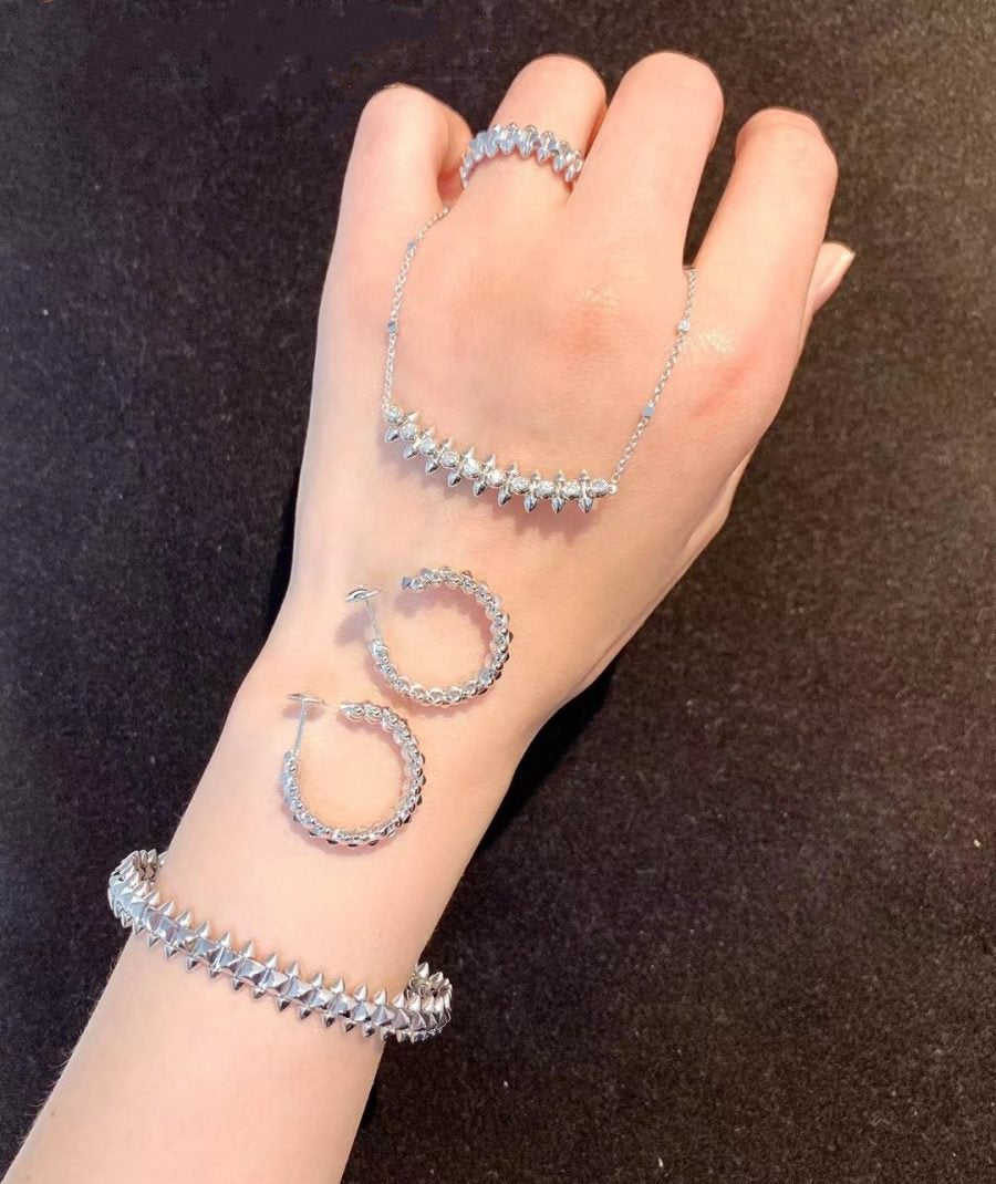 [Kincade Jewelrys]CLASH SILVER BRACELET