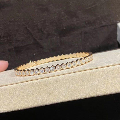 [Kincade Jewelrys]BEE LOVE GOLD BRACELET FULL DIAMOND