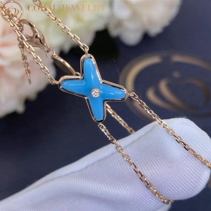 [Kincade Jewelrys]JEUX BRACELET TURQUOISE PINK GOLD 1 DIAMOND