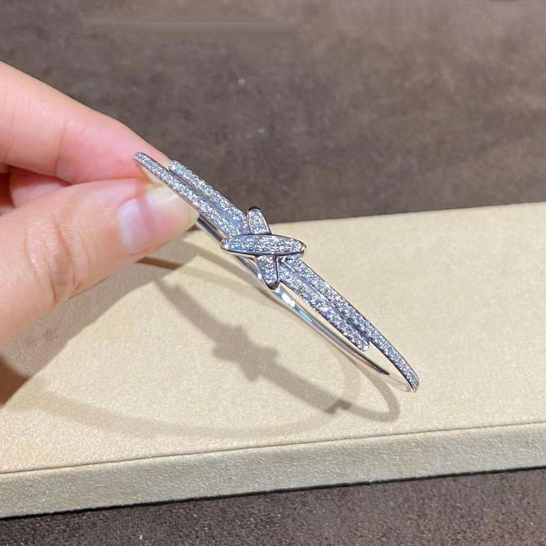 [Kincade Jewelrys]JEUX DE BRACELET DIAMONDS SILVER