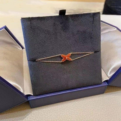 [Kincade Jewelrys]JEUX BRACELET CARNELIAN PINK GOLD 1 DIAMOND