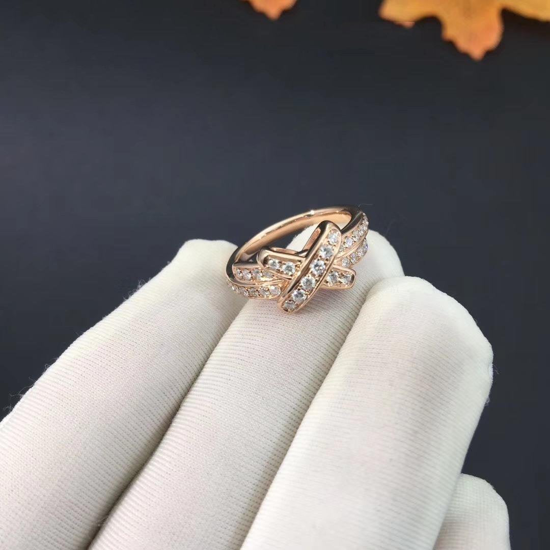 [Kincade Jewelrys]JEUX DE RING PINK GOLD DIAMOND