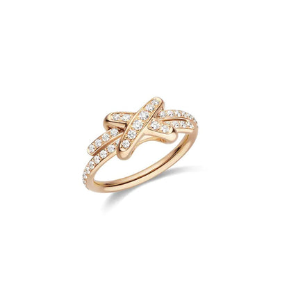 [Kincade Jewelrys]JEUX DE RING PINK GOLD DIAMOND