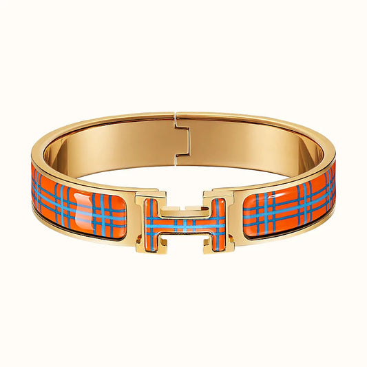 [Kincade Jewelrys]H TARTAN BRACELET 12MM