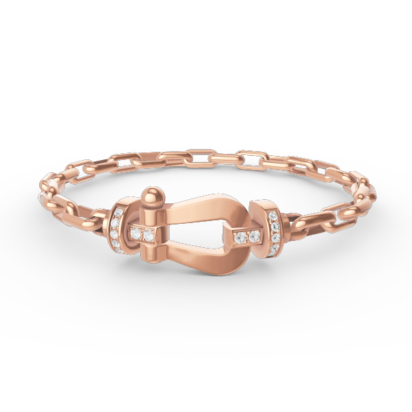 [Kincade Jewelrys]FORCE LARGE HORSESHOE CLASP  METAL BRACELET