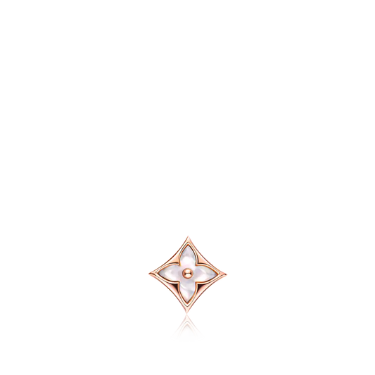 [Kincade Jewelrys]STAR MOP PINK GOLD EARRINGS