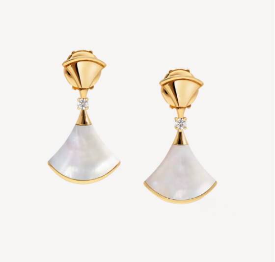 [Kincade Jewelrys]DREAM MOP 1 DIAMOND EARRINGS