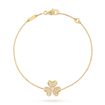 [Kincade Jewelrys]FRIVOLE GOLD FLOWER DIAMOND BRACELET