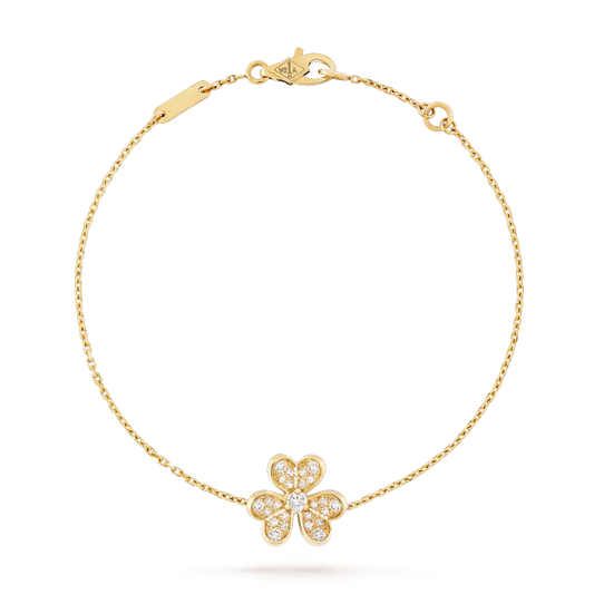 [Kincade Jewelrys]FRIVOLE GOLD FLOWER DIAMOND BRACELET