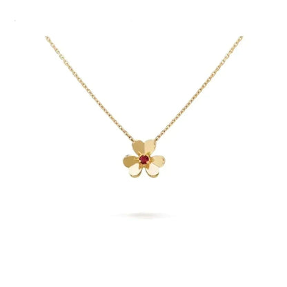 [Kincade Jewelrys]FRIVOLE GOLD FLOWER NECKLACE